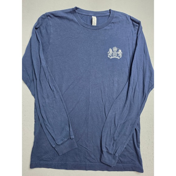 Bella+Canvas Other - Bella+Canvas Airlume Jersey Shirt Mens Medium Blue Crew Neck Long Sleeve Outdoor